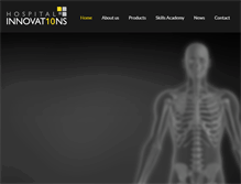 Tablet Screenshot of hospitalinnovations.com